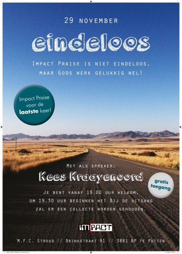 Impact 29NOV Eindeloos A3 poster HR 734x1024